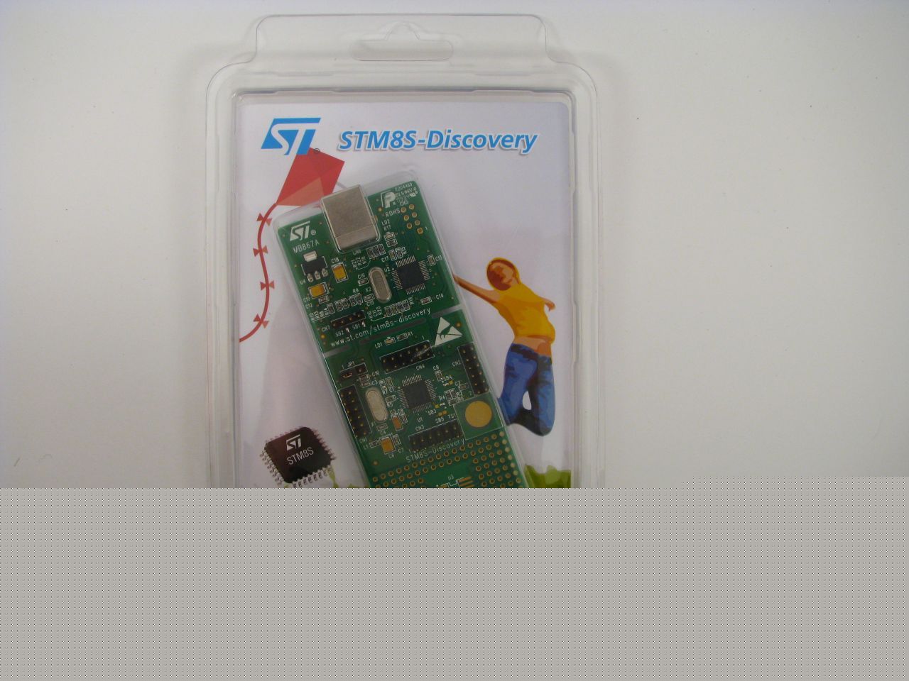 New st STM8S-discovery development tool; demo board mcu 