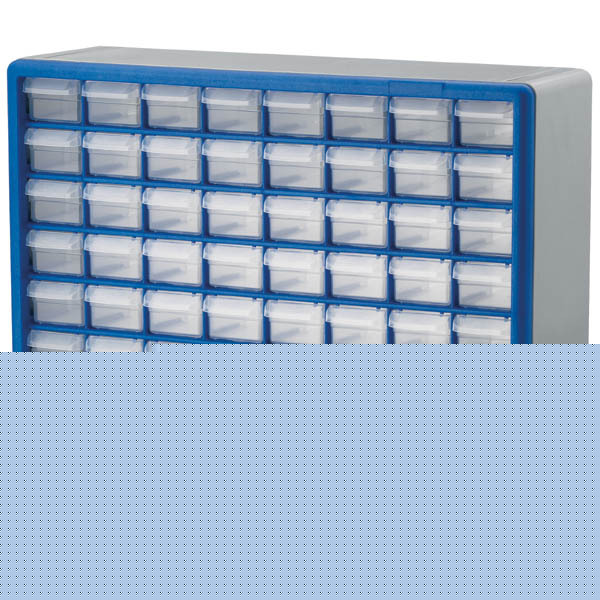 New wise lot 2 akro mils 64 drawer storage cabinet blue 