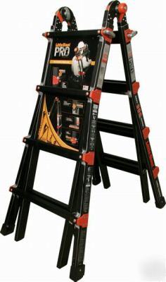 New 17 1A little giant ladder tv pro series w/ wheels 