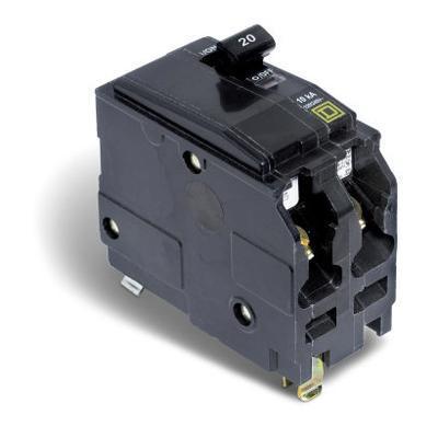 Set of 5 20A Q0220CP square d 