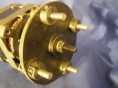 Tesla coil synchronous rotary tungsten gap motor rotor