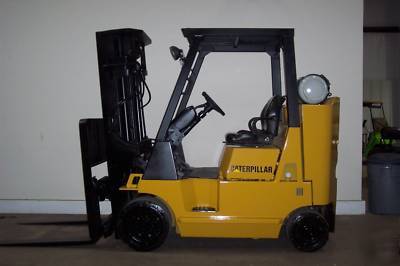 2004 caterpillar 8000 lb forklift lp gas sideshifter