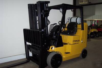 2004 caterpillar 8000 lb forklift lp gas sideshifter