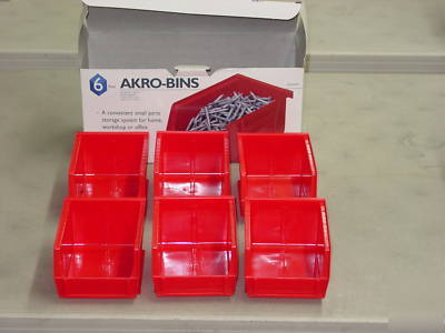 Akro-bins two 6 packs 4 1/8