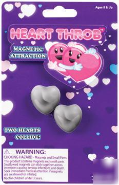 Heart throb magnetic attraction buzzing magnets