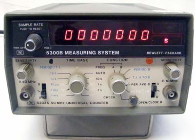 Hp 5300B measuring system hp 5302A universal counter