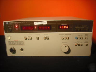 Hp agilent 4193A vector impedance meter, 110MHZ