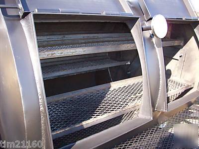 New rotisserie charcoal wood bbq smoker grill & trailer