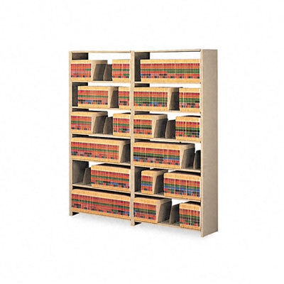 Open shelving steel 7-shelf closed starter set sand