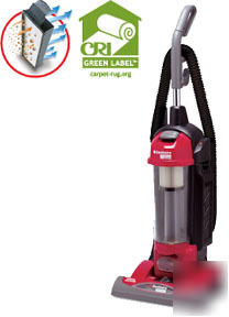 Sanitaire sealed hepa bagless/cyclonic upright vacuum 