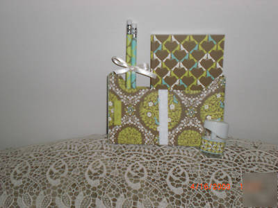 Vera bradley sittin in a tree journal/notebook pencils+