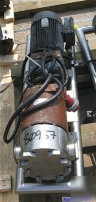 Used:tri clover rotary positive displacement pump, mode