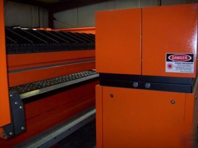2001 bystronic bystar 3015 3000W laser, metal cutting