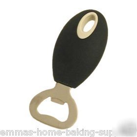 Bottle opener soft grip kitchen/restaurant utensil 