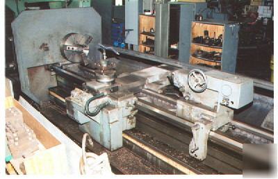 30â€ x 168â€cc monarch pathfinder n.c. straight bed lathe