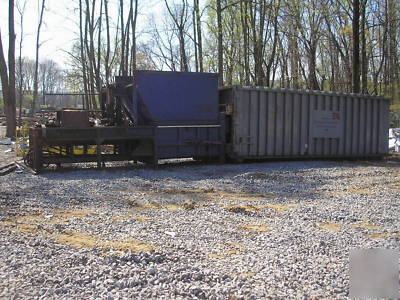 7 cu yd galbreath trash compactor & container dumpster