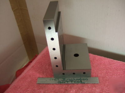 Angle plate toolmaker machinist hardened stepped 1/4X20
