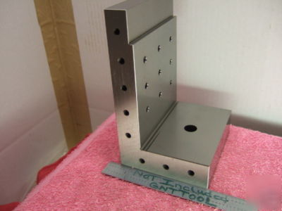Angle plate toolmaker machinist hardened stepped 1/4X20