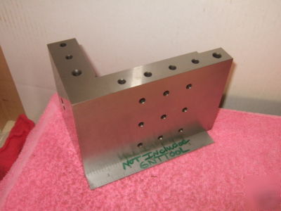 Angle plate toolmaker machinist hardened stepped 1/4X20