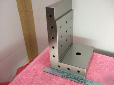 Angle plate toolmaker machinist hardened stepped 1/4X20