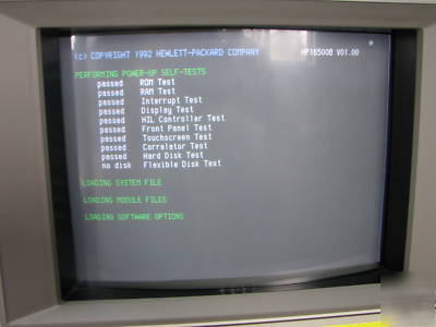 Hp agilent 16500B logic analysis analyzer mainframe 