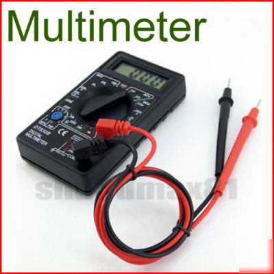 Lcd digital multimeter voltmeter ohm volt amp test S544