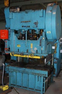 80 tn johnson open back dbl-crank back geared press 