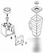 Blender gasket - 2-9/16IN - 213-1002