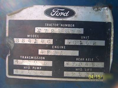 Ford 2810 tractor, loader, diesel, 1550 hrs, nice..