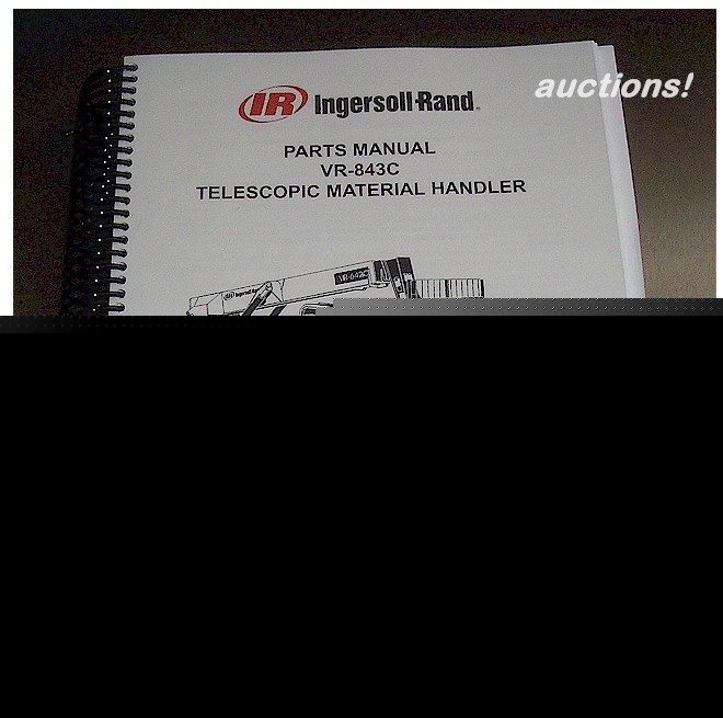 Ingersoll rand vr-843C forklift parts catalogue manual