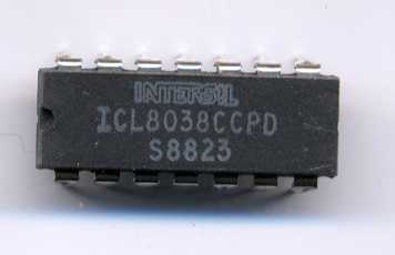 Intersil ICL8038 - waveform generator ic
