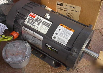 New hazardous location 1HP, 3PH, energy efficient motor