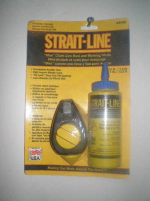 New strait-line chalk line kit in package
