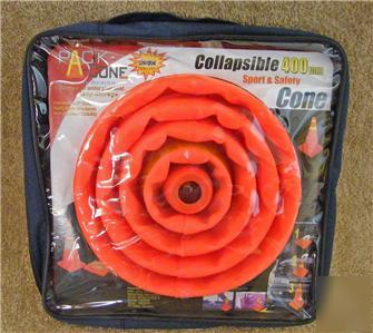 Pack-cone collapsible 400MM sport & safety cone