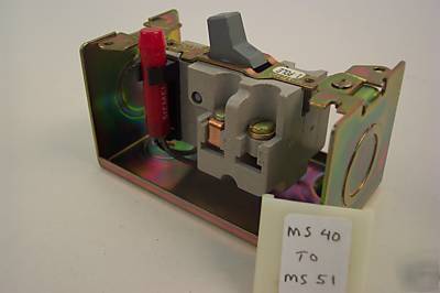 Siemens manual motor starter smf fg-1P w/ pilot light