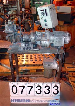 Used: werner & pfleiderer lab size double arm mixer, ty