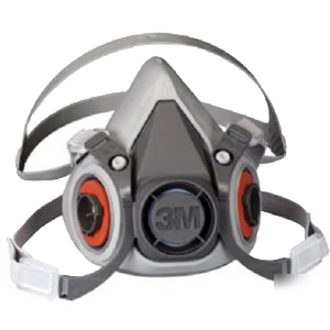 New 3M 6300 half facepiece respirators large