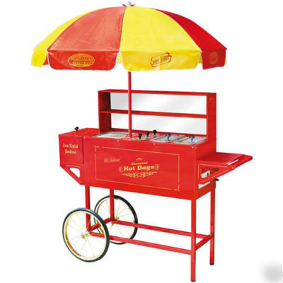 New concession hot dog vending cart stand 