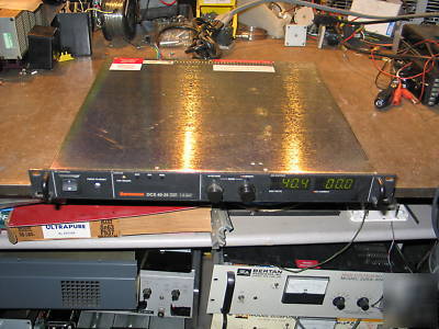 New sorensen dcs 40-25 dc vairable voltage power supply 