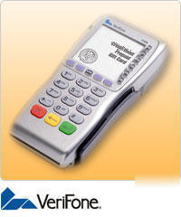New veriphone VX670 gprs credit card terminal w/base