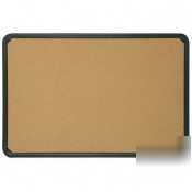 Quartet plastic frame bulletin board - 1 ea