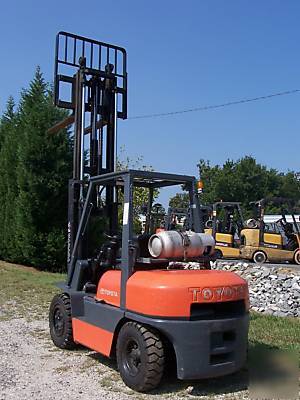 Toyota 8000 lb capacity forklift truck