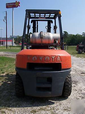 Toyota 8000 lb capacity forklift truck