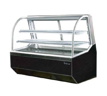 Turbo air refrigerated curved glass deli case 60