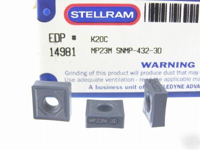 100 stellram snmp 432-3D MP23M carbide inserts M993S