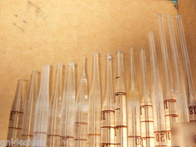 15 serological pipettes 2/10 in 1/100ML -kimax-exax 