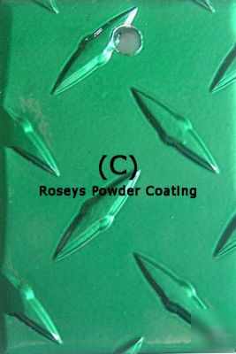 Candy green dormant 120+% gloss 1 lb powder coating 