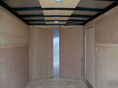 Cargo trailer haulmark 6X12 single axle v-nose ramp