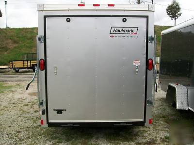 Cargo trailer haulmark 6X12 single axle v-nose ramp