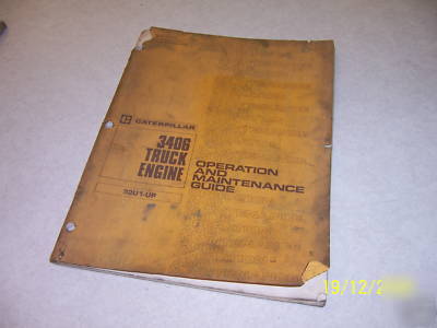 Caterpillar 3406 truck engine operation maint manual